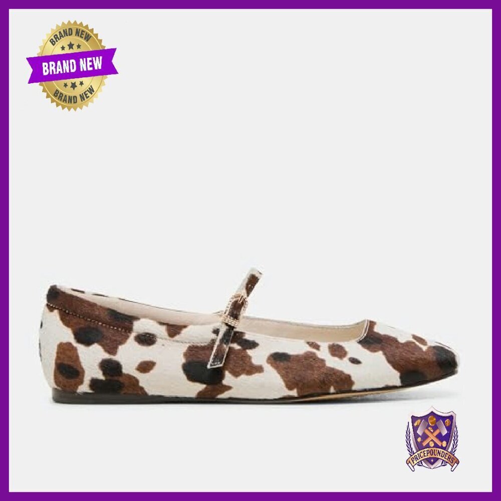 Square Toe Ballet Flats with Ankle Strap Comfortable Slip On Shoes - Picture 4 of 8